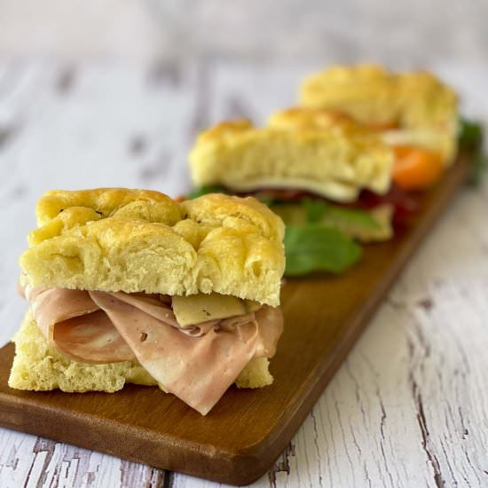 Italian Focaccia Panini - Recipe photo by Italian Kitchen Confessions