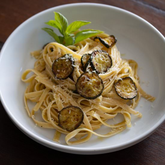 Zucchini Provolone Pasta - Recipe photo by GiangisKitchen