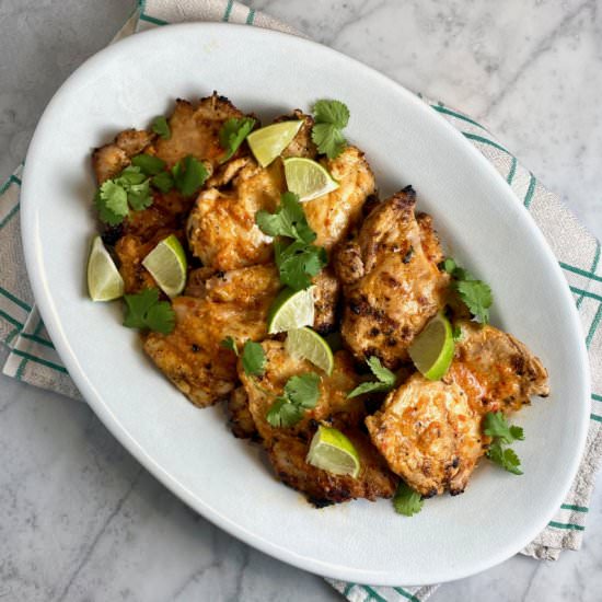 Spicy Coconut Grilled Chicken - Recipe photo by thebrookcook.wordpress.com