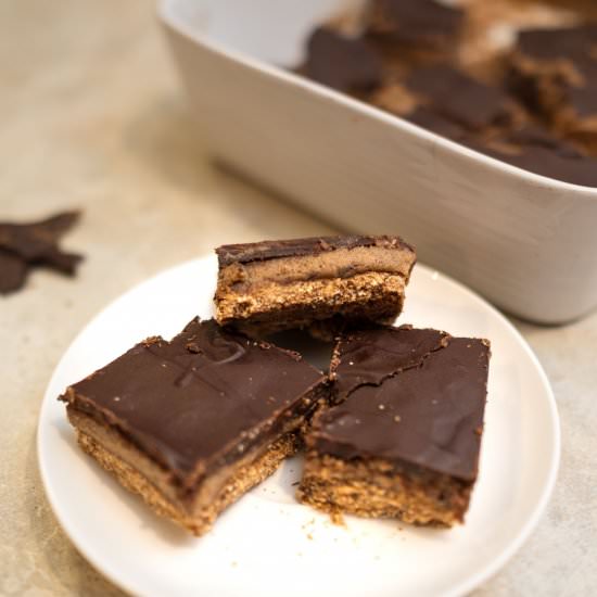 Vegan Caramel Slice - Recipe photo by Diabetic Vegan