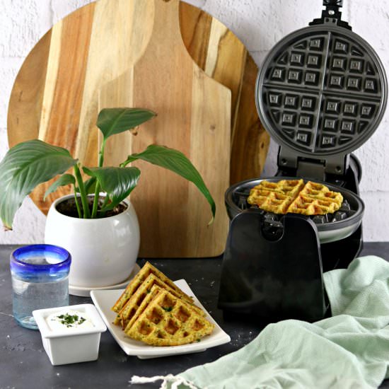 Gluten Free Falafel Waffles - Recipe photo by SouthernInLaw