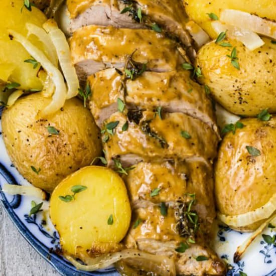 hony mustard pork tenderloin! - Recipe photo by the cookie rookie