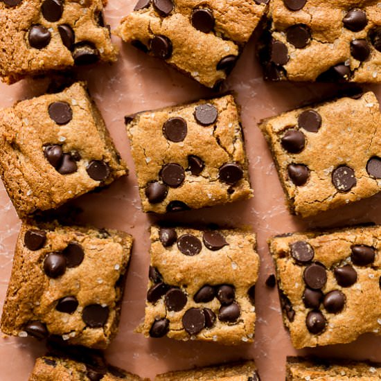 Almond Flour Blondies - Recipe photo by Crumb Top Baking