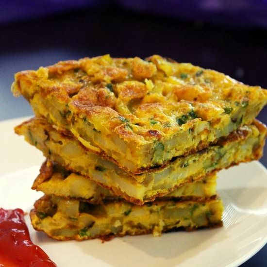 Spanish Omelette - Recipe photo by yummy indian kitchen
