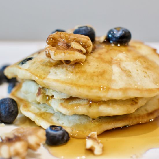 Blueberry Pancakes - Recipe photo by elementary kitchen
