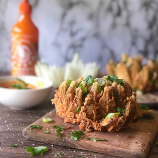 Deep Fried Blooming Onion - Recipe photo by stayathomemum