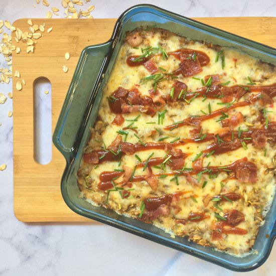 Beefy Baked Protein Oatmeal - Recipe photo by summeryule.com