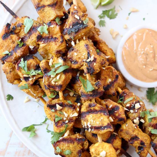 Thai Chicken Satay - Recipe photo by Whitney Bond