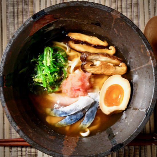 Ramen with a taste of the ocean - Recipe photo by delectabilia