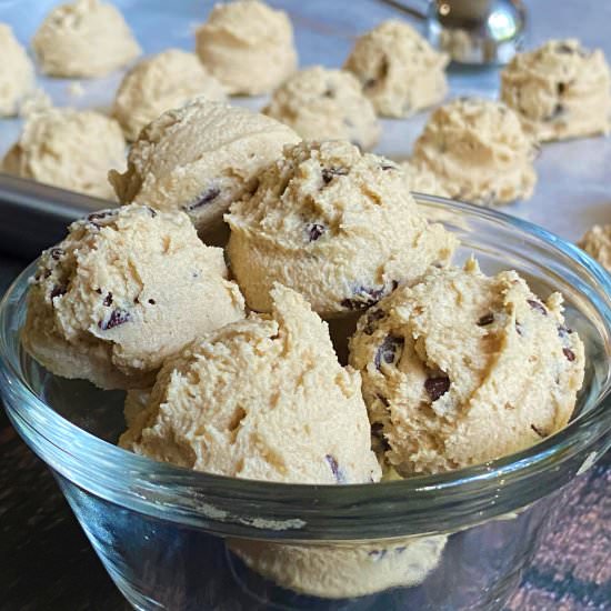 Gluten Free Edible Cookie Dough - Recipe photo by savorysaver