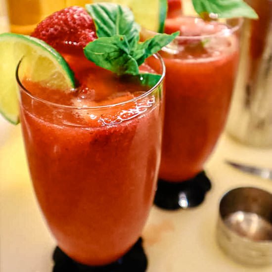 Strawberry Rhubarb Soother - Recipe photo by NotEntirelyAverage