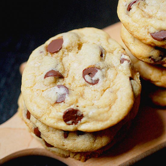 Ultimate chocolate chip cookies - Recipe photo by evabakes
