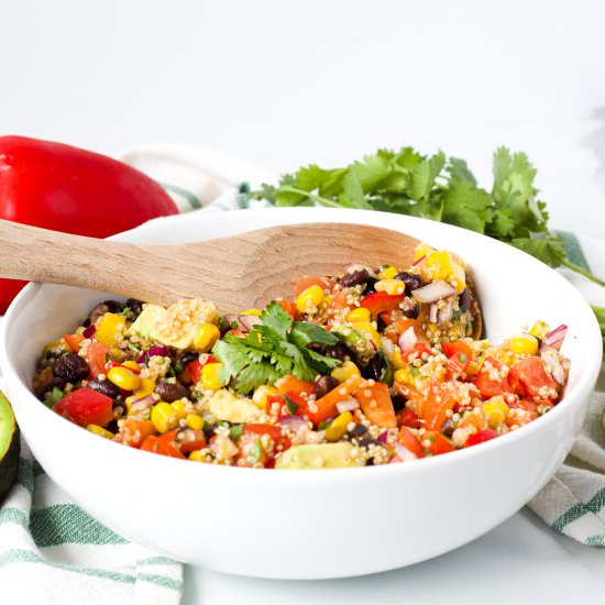 Mexican Mango Quinoa Salad - Recipe photo by staysweetwellness