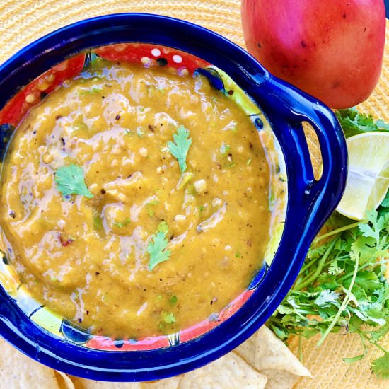 Roasted Tamarillo Salsa - Recipe photo by chefpriyanka