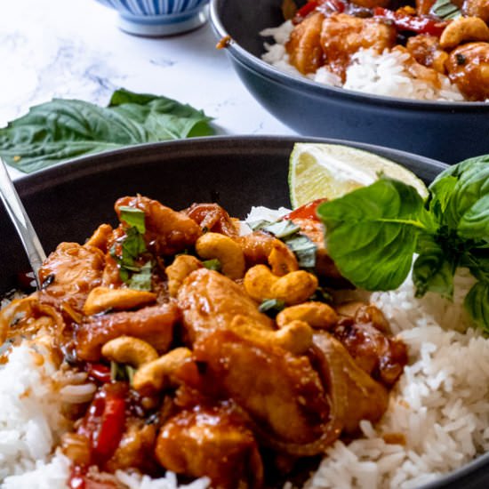 Thai Cashew Chicken - Recipe photo by stateofdinner