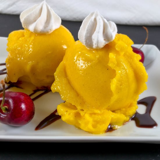 Mango Nice Cream - Recipe photo by summeryule.com