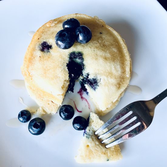 Fluffy Homemade Pancakes {no milk} - Recipe photo by poordrwife