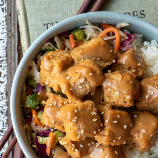 Miso Baked Tempeh - Recipe photo by plantedandpicked