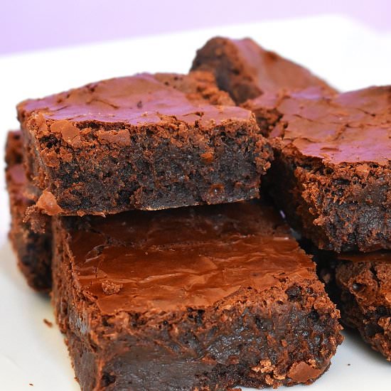 Flourless Nutella Brownies - Recipe photo by lightscamerabake