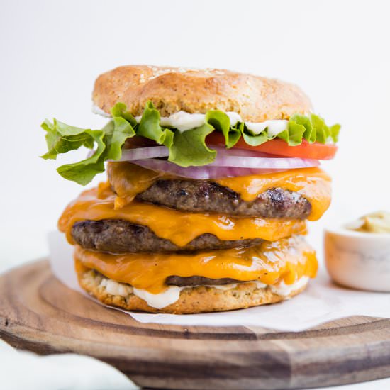 Keto Hamburger Buns - Recipe photo by Ketofocus