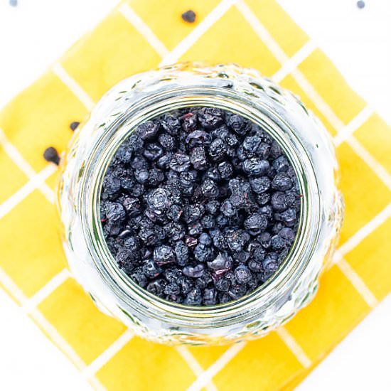 Dried Blueberries - Recipe photo by MasalaHerb