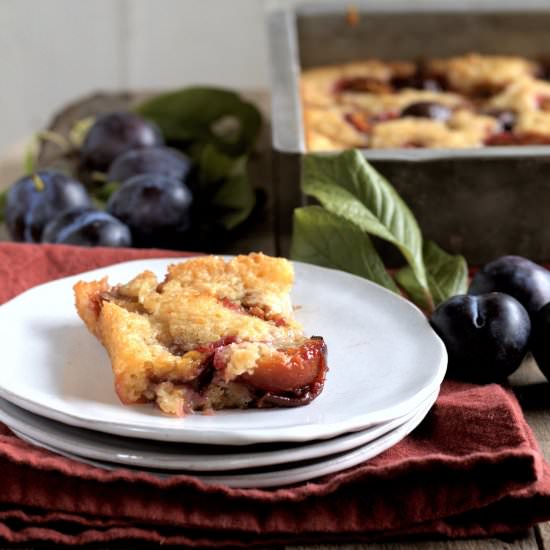 italian plum cobbler - Recipe photo by davebakes