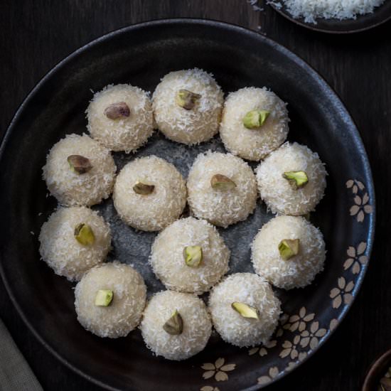 Coconut ladoo recipe - Recipe photo by ShwetaintheKitchen