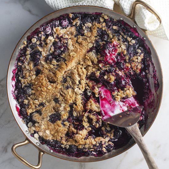 Blueberry Crisp - Recipe photo by simple artistic cooking