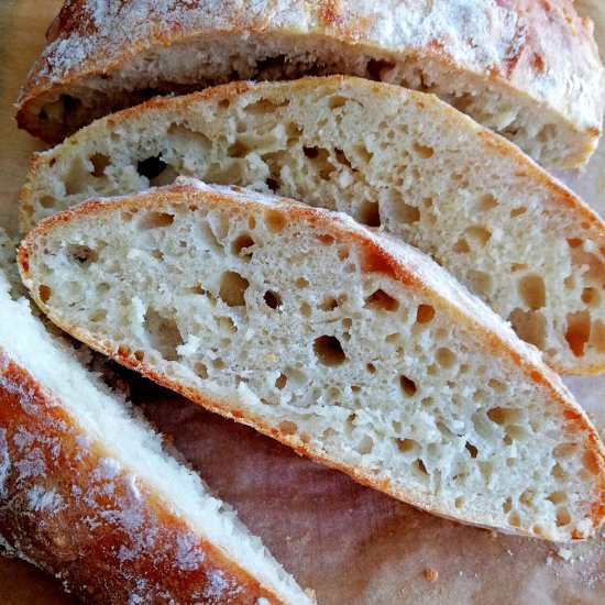 no knead bread - Recipe photo by Eats Delightful
