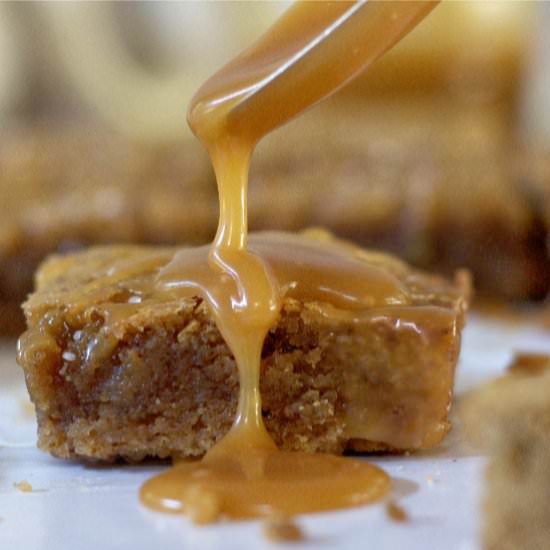 Salted Caramel Espresso Bars - Recipe photo by TwoSugarBugs
