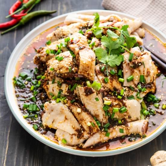 Sichuan Chicken in Chili Oil - Recipe photo by WokandKin