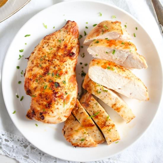 Frozen Chicken Breast in Air Fryer - Recipe photo by adinutza