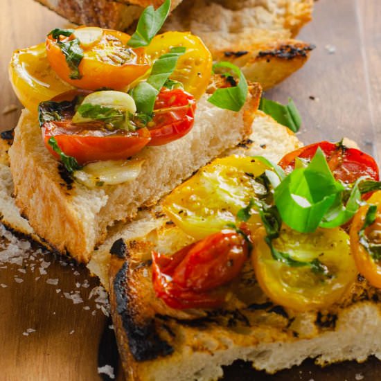 Tomato & Tarragon Brushchetta - Recipe photo by lostinf00d