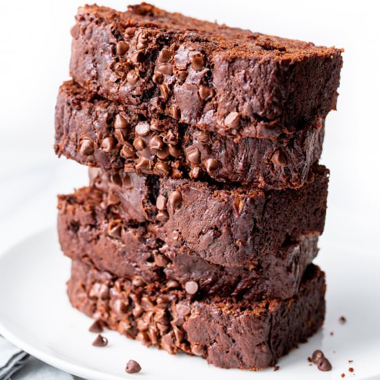 Chocolate Zucchini Bread - Recipe photo by Savingroomfordessert