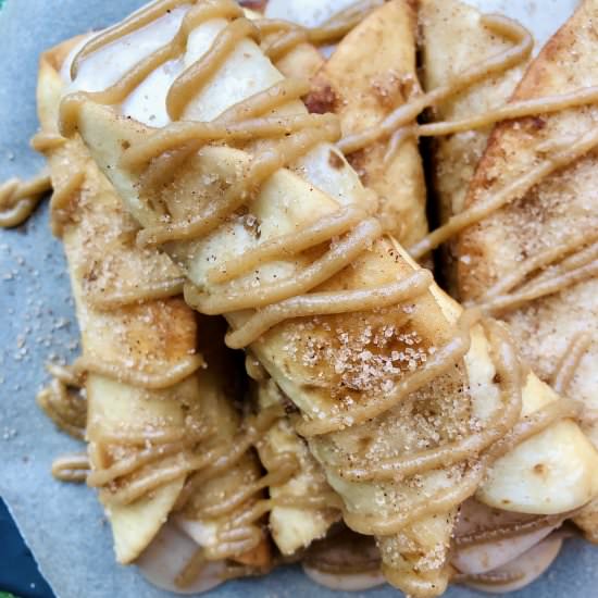 Churros Taquitos with Sweet Cream - Recipe photo by chefpriyanka
