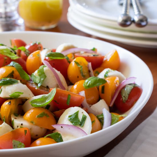Cherry Tomato Salad - Recipe photo by For the Love of Cooking