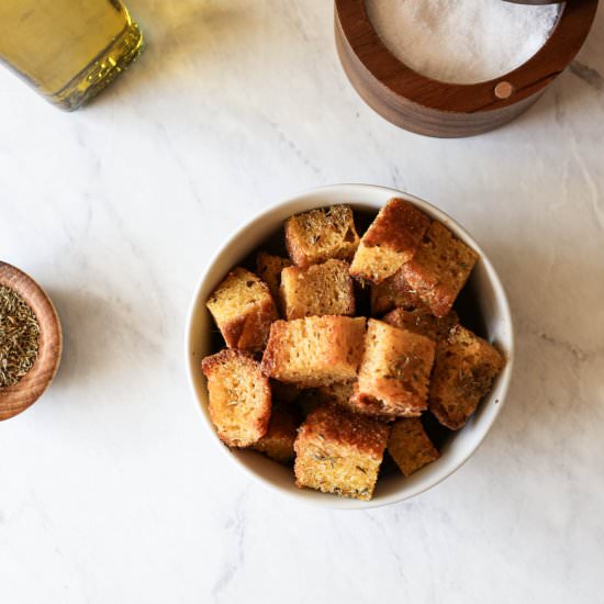 Gluten Free Sourdough Croutons - Recipe photo by smallfarmbiglife