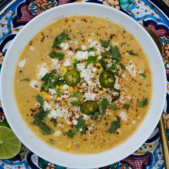 Mexican Street Corn Soup - Recipe photo by Everyday Gourmet with Blakely