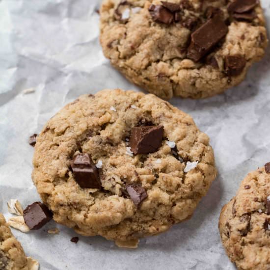 Chocolate Chip Oatmeal cookies - Recipe photo by lifestyleofafoodie