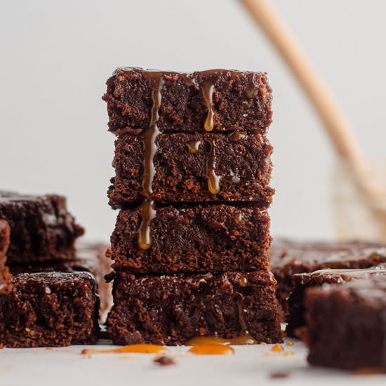 salted caramel brownies - Recipe photo by freshaprilflours