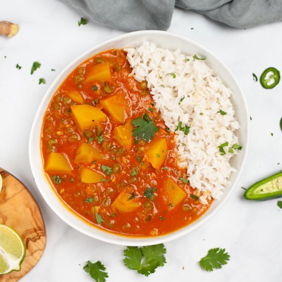Vegan Potato Curry - Recipe photo by avocadocentric