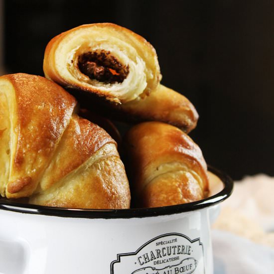 Nutella crescent rolls - Recipe photo by hornoMX