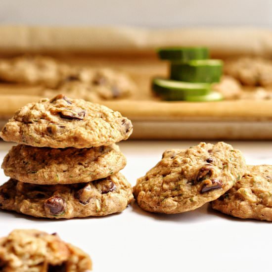 Apple Spice Zucchini Cookies - Recipe photo by Donut Worry Be Healthy