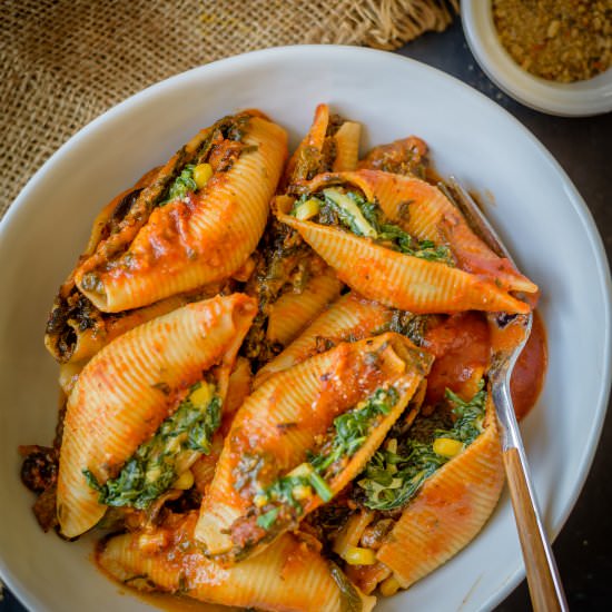 Instant Pot Stuffed Shells - Recipe photo by Herbivore Cucina