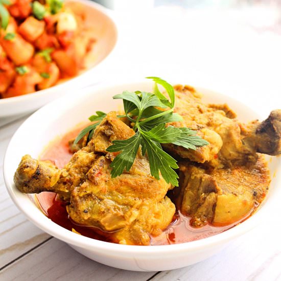Indonesian Chicken Curry -Kari Ayam - Recipe photo by piggyout
