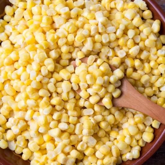 How to Make Freezer Corn - Recipe photo by Everything Pretty