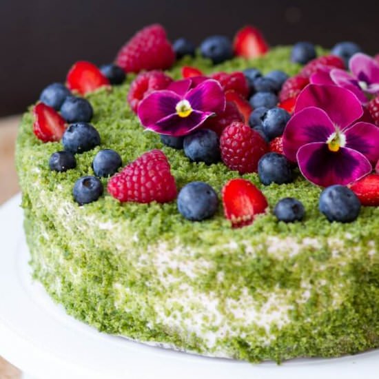 Forest Moss cake - Recipe photo by mecooks.com