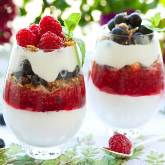Memorial Day Breakfast Parfait - Recipe photo by AnnieFalk