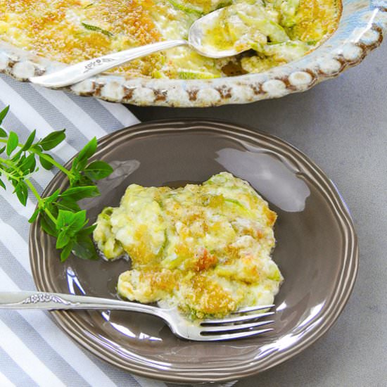 Gray Squash Au Gratin - Recipe photo by House of Elyn Ryn