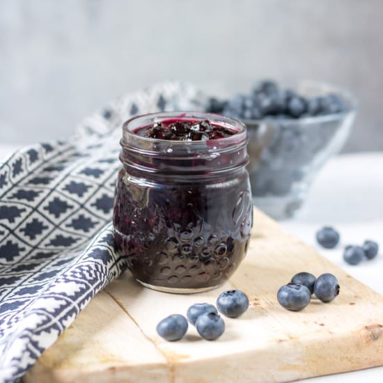 Blueberry Compote - Recipe photo by veggie desserts